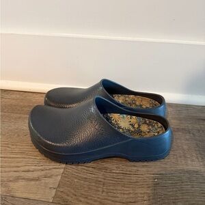 Birkenstock Navy Blue Clogs